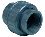 Enlace tres piezas rosca hembra de PVC