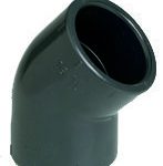 Codo de 45º de PVC encolar