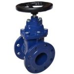 Válvula compuerta con brida cierre elástico