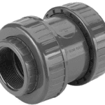 Válvula de retención PVC roscada