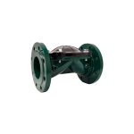 Válvula básica metálica con brida